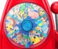 Zoom sur la roue de la machine à sous Toy Story Pizza Planet.