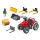 Pack Playmobil Country 6867 avec un tracteur agricole et une figurine Playmobil.
