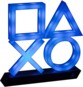 Lampe LED bleue XL représentant les symboles de la PlayStation 5.
