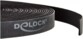 Bande velcro noire réutilisable de la marque DeLock.