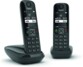 Téléphone fixe AS690 Duo - 2 combinés - Sans répondeur - Noir (reconditionnés)