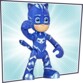 Figurine Yoyo avec son costume bleu pj masks