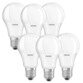 6 ampoules LED 9,5 W blanc chaud, de la marque OSRAM.