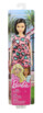 Robe de poupée Barbie brune, imprimée de coeurs de saumon, jouet poupées et accessoires