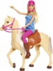 Barbie à cheval en tenue d'équitation