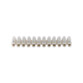 vue de profil Domino 12 bornes pour câbles de 1.5  mm à 2.5 mm