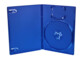 Boîtier pour jeux PlayStation 2 coloris bleu avec support CD/DVD, support carte mémoire et pince pour mode d'emploi de la marque EasyPack