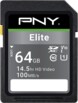 Carte SD Elite 64 Go de la marque PNY