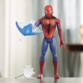 Figurine de 30 acm de spiderman avec lance toiles