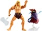 Figurines Savage He-Man avec hache et Orko sur socle
