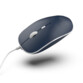 Souris avec câble USB 1,4 m, capteur optique réglable de 800 à 1200 dpi, molette de défilement et bouton de commande