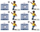 Playmobil Sports & Action joueur de foot brésilien