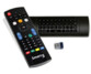 Télécommande avec clavier sans fil complet avec dongle inclus 