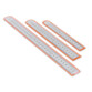 Pack de 3 règles en métal en 3 tailles avec étui de rangement