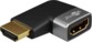 Adaptateur HDMI 8K coudé à 90° de la marque Goobay