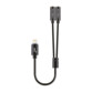 Adaptateur Lightning vers 2 prises jack de la marque Akashi