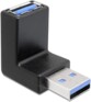 Adaptateur USB-A mâle vers femelle vertical coudé 270°