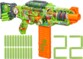 Nerf Zombie Corrupter avec 22 fléchettes en mousse