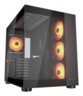 Boîtier PC Dual Chamber FV150 RGB avec 4 ventilateurs ARGB et verre trempé