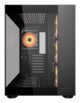 Boîtier PC Dual Chamber FV150 RGB avec 4 ventilateurs ARGB et verre trempé