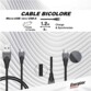 Câble de charge et de synchronisation USB-A vers Micro-USB 1,2 mètres