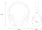 Schématisation de face et de profil du casque TEMPO avec dimensions annotées