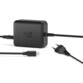 Vue du dessus du bloc d'alimentation carré en deux parties avec câble d'alimentation AC CEE 7/16 1,2 m et câble USB-C 1 m