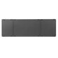 Dessous du keyboard bluetooth en trois parties pliables avec patins antidérapants