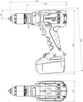 Dimenssions de la METABO SB 18 LTX sans fil 