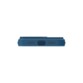 Vue du dessous de la coque souple bleue Just In Case avec ouvertures pour sorties audio et port de chargement USB-C