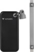 Disque dur SSD de poche coloris noir avec porte-clés et câble USB-C vers USB-C coloris gris