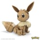 Figurine articulée en briques Pokémon Evoli assis