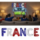 Guirlande foil lettres France de la marque Cotillons d’Alsace