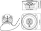 Shema des  JBL Stage1 41F 2 voies de 10 cm (4 pouces)
