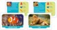 Cartes animalières recto verso du jeu Incroyables Animaux Clementoni avec poisson-clown