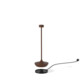 Lampe de table rechargeable sans fil télécommandée Deca corten de la marque LAMPA