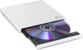Insertion d'un disque dans le lecteur et graveur portable compatible Super Multi