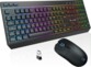 Pack gaming clavier et souris sans fil COMBO TUNGSTEN EX de la marque The G-Lab