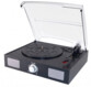 Platine vinyle Inovalley sans disque avec couvercle ouvert et bouton volume
