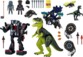 Contenu de l'emballage Playmobil yrannosaure et le robot géant