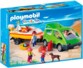 Playmobil Family Fun : voiture familiale avec remorque porte-bateaux