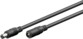 Rallonge DC 2,1 x 5,5 mm coloris noir 3 m de la marque Goobay