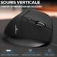 Souris optique ergonomique filaire M-W-ERGO 7600 dpi