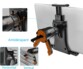 Zoom sur le système de fixation rotatif et antidérapant en silicone ajustable à l'horizontale et à la verticale