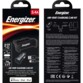 Emballage cartonné du kit support smartphone avec chargeur et câble USB avec caractéristiques techniques