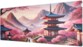 Tapis de souris gaming XXL 900 x 400 mm bords cousus - TEMPLE