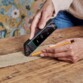 Télémètre laser avec adaptateur roulette