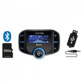 Affichage des quatre possibilités de connexion : carte MicroSD, bluetooth, clé USB et câble jack