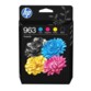 4 cartouches d'encre originales HP 963 CMJN - Pack