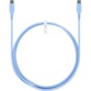 Câble USB-C vers USB-C en silicone 1,5 m - Bleu